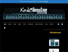 Tablet Screenshot of keikotheuntoldstory.com